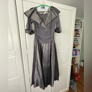 Eliza J satin grey dress, size 10